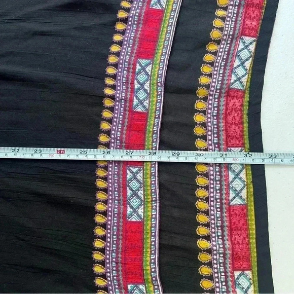 Lola P. Long Sleeves V‎ Neck Bohemian Tunic Top Sz M - Picture 9 of 9